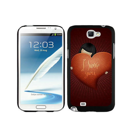 Valentine Girl Samsung Galaxy Note 2 Cases DOK - Click Image to Close